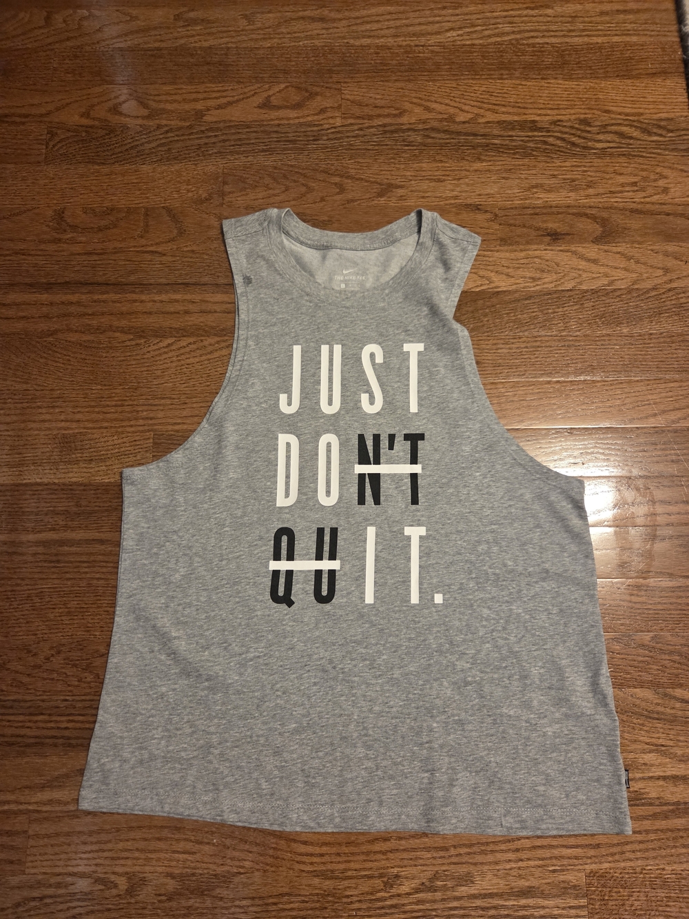 NNT Nike Women's Sleeveless Graphic Tank - "Just Don't Quit"